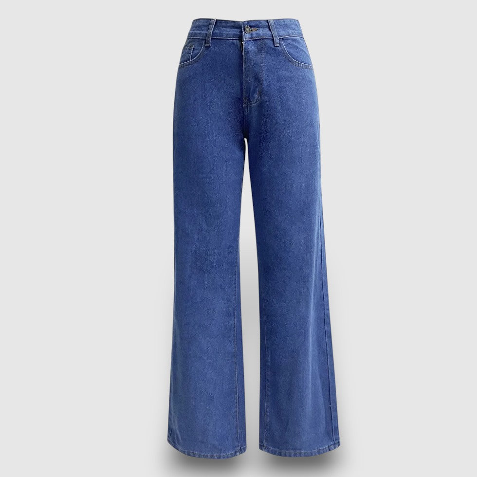 Leoré | Women's High-Waisted Straight-Leg Jeans