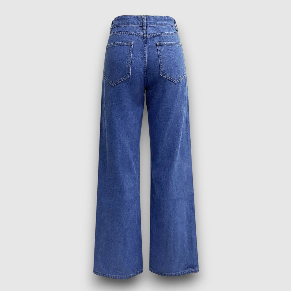 Leoré | Women's High-Waisted Straight-Leg Jeans