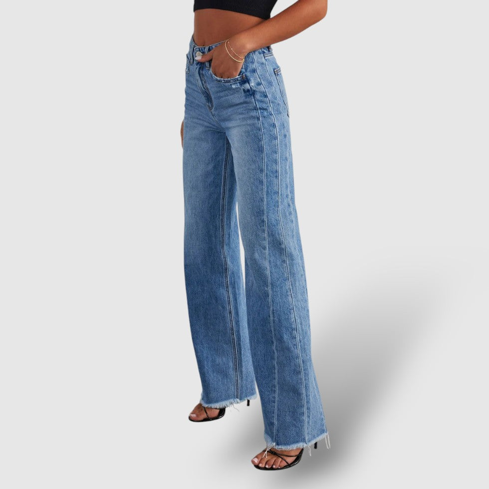 Leoré | Women's Wide-Leg Denim Jeans