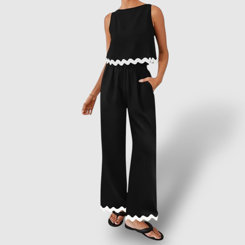 Leoré | Women's Cotton Blend 2-Piece Set