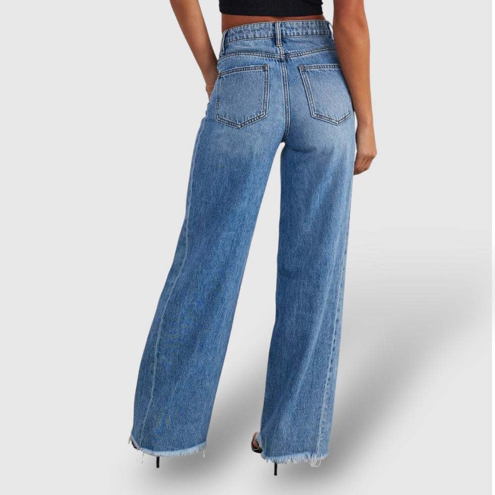 Leoré | Women's Wide-Leg Denim Jeans