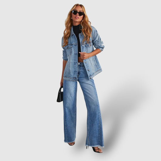 Leoré | Women's Wide-Leg Denim Jeans