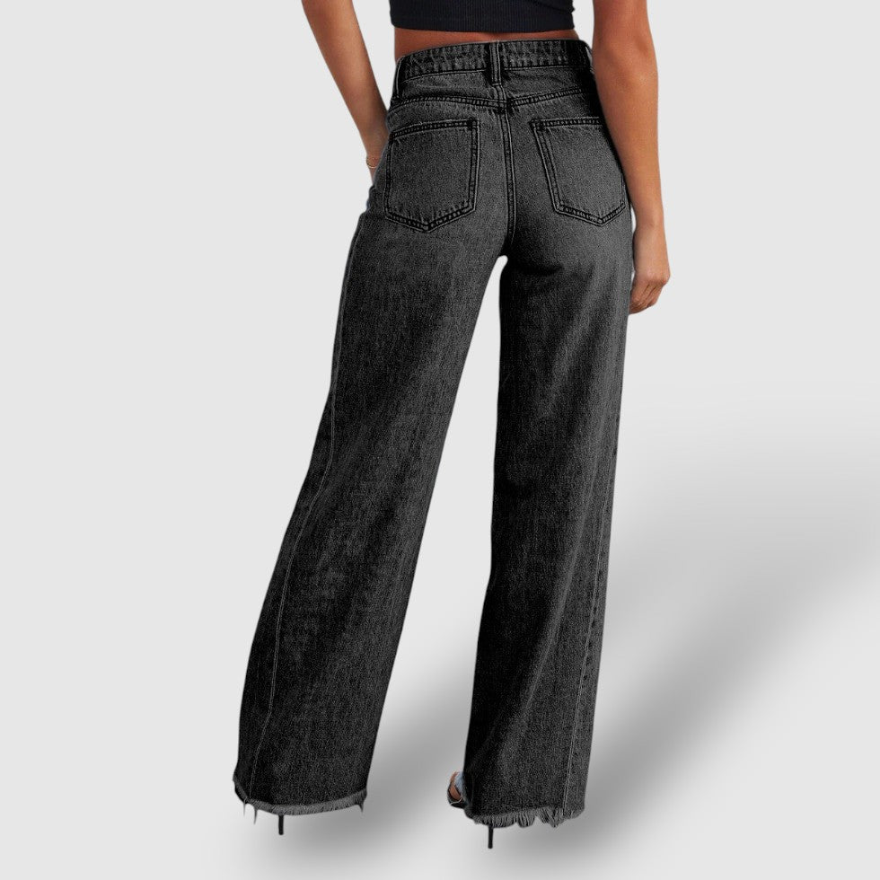 Leoré | Women's Wide-Leg Denim Jeans