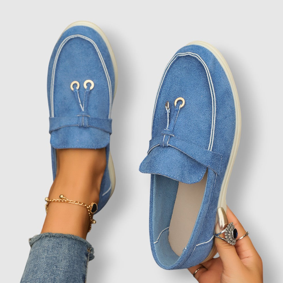 Leoré | Women's Suede Slip-On Loafers