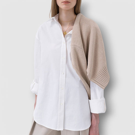 Leoré | Women's Oversized Long Sleeve Cotton Shirt