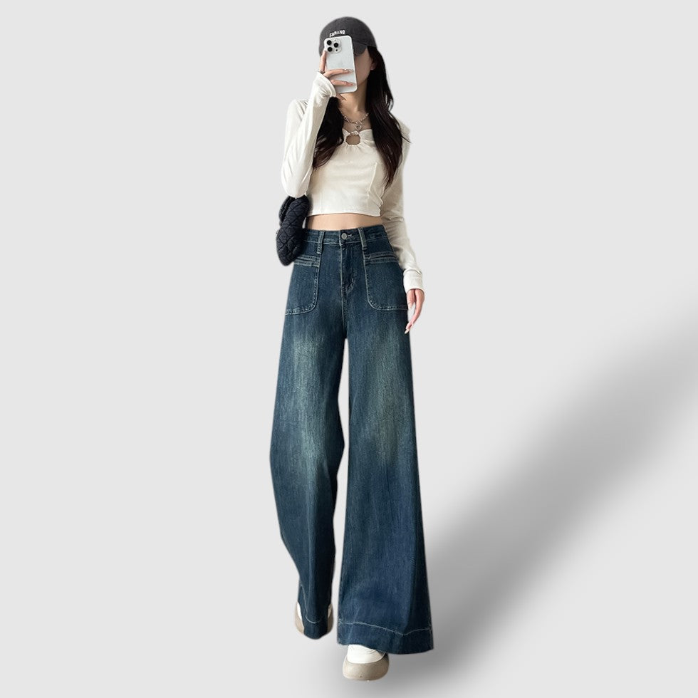 Leoré | Women's Loose Fit High-Waisted Jeans