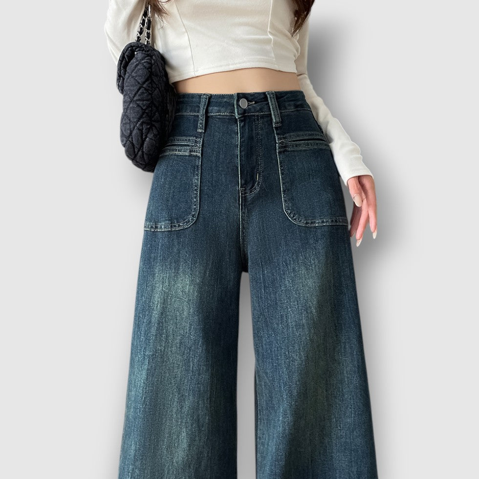 Leoré | Women's Loose Fit High-Waisted Jeans