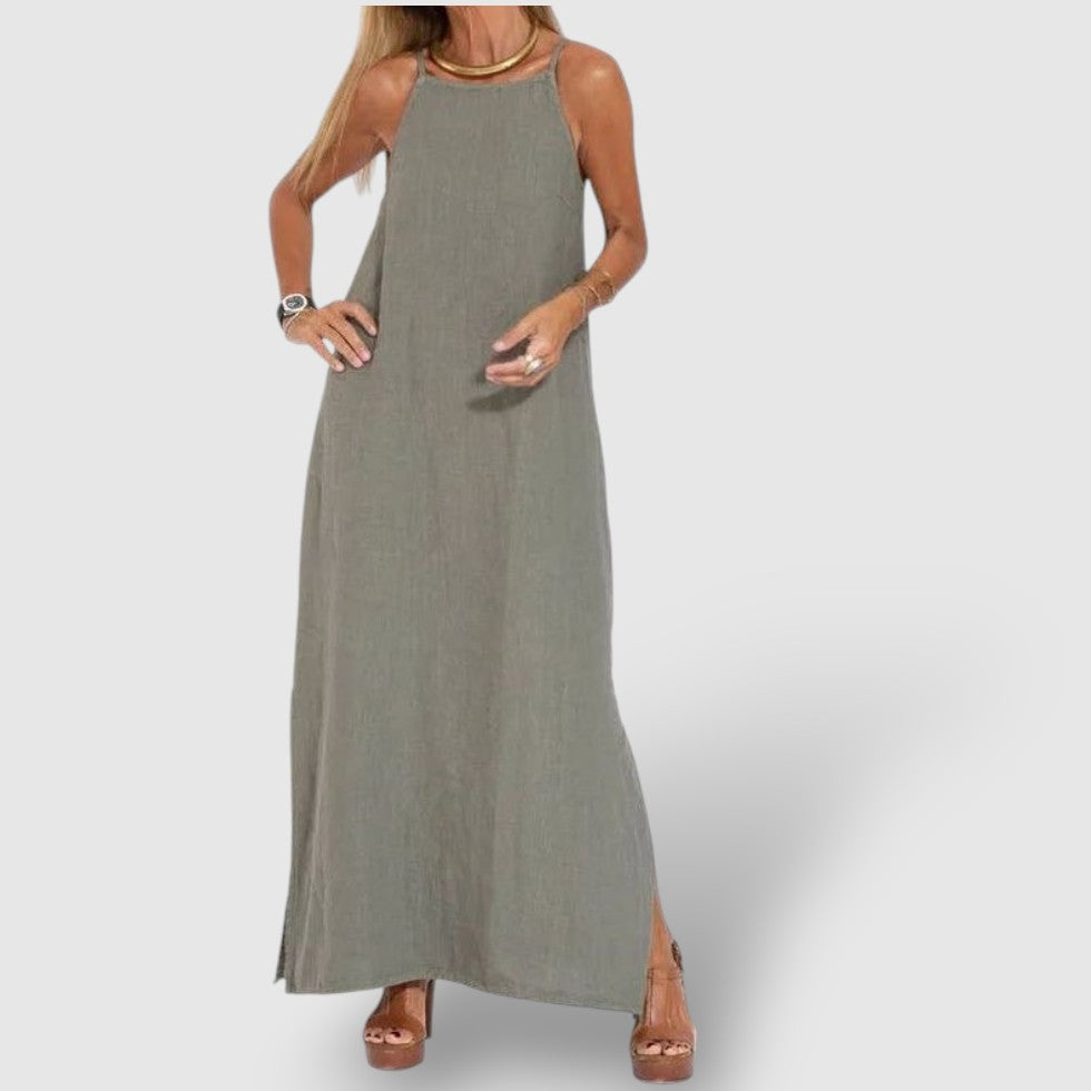 Leoré | Women's Linen Midi Dress