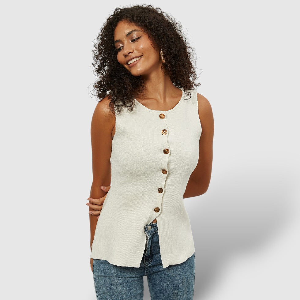 Leoré | Women's Buttoned Cardigan Top