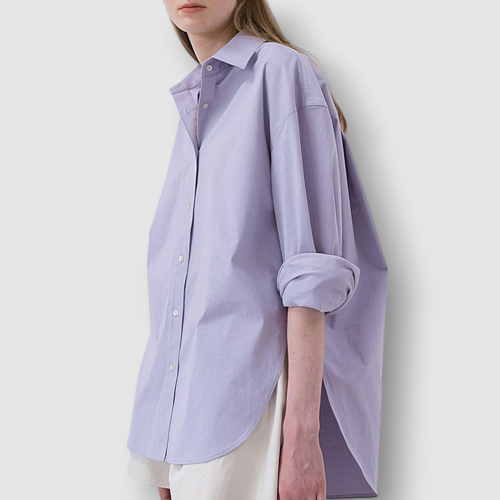 Leoré | Women's Oversized Long Sleeve Cotton Shirt