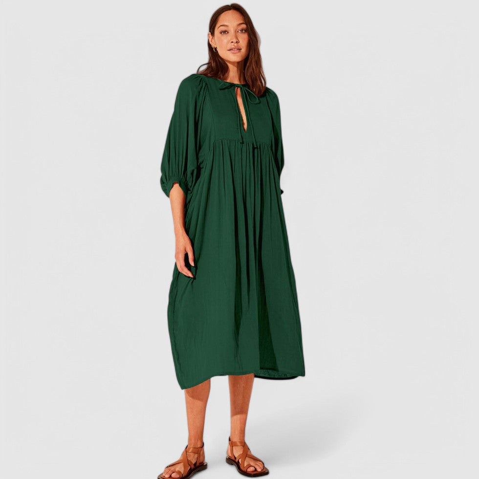 Leoré | Women's Loose Sleeve Midi Dress