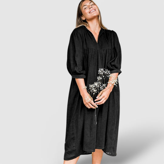 Leoré | Women's Loose Sleeve Midi Dress